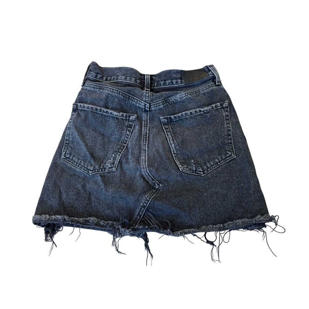Citizens of Humanity Premium Vintage jean skirt, mini; button fly; Black; 25 - Picture 2 of 8